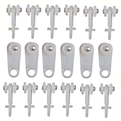 HardwareCity Curtain Track Rollers 50PC/PACK
